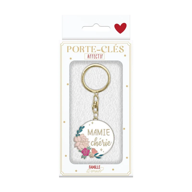 Porte clés "Mamie chérie"