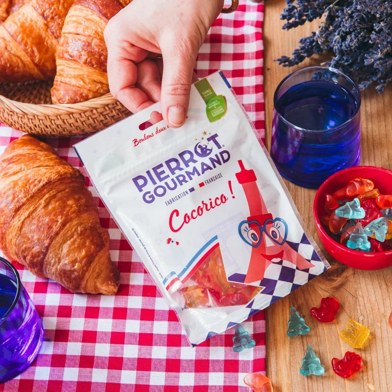 Sachet de bonbons artisanaux "Cocorico !" - arômes naturels sans gélatine