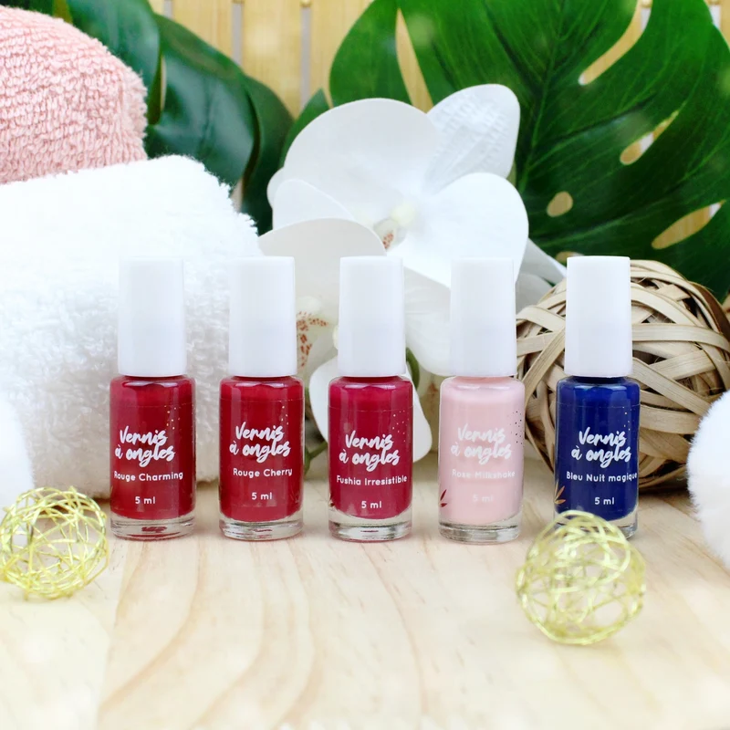 Mini vernis à ongles 5 ml – Couleurs au choix