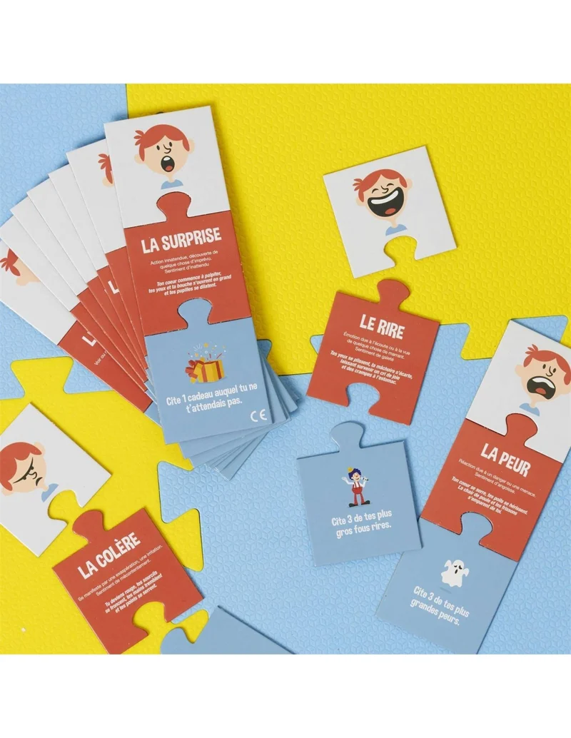 Jeux de puzzle éducatif Je Comprends les emotions Montessori