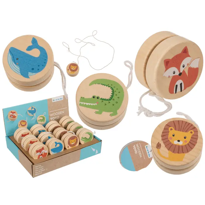Yoyo en bois - Modèles animaux au choix