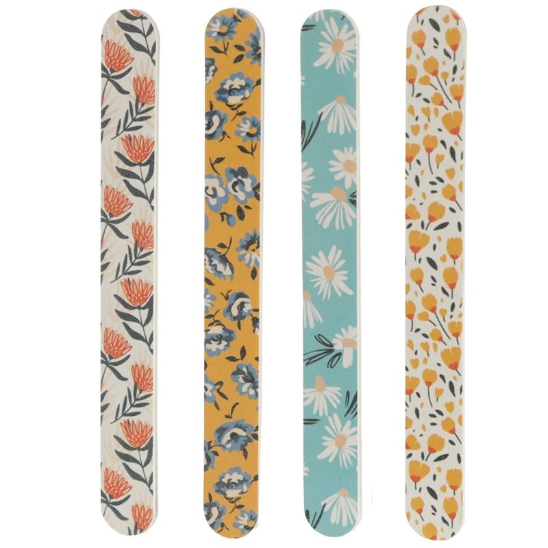 Lime à ongles motif floral
