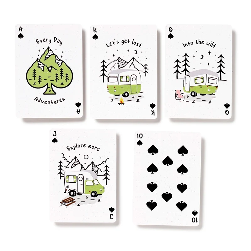 Jeu de cartes à jouer - Vanlife & aventure