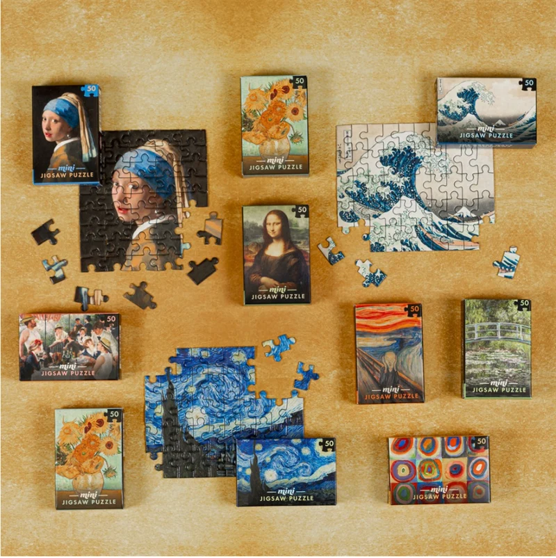 Mini puzzle art 50 pièces