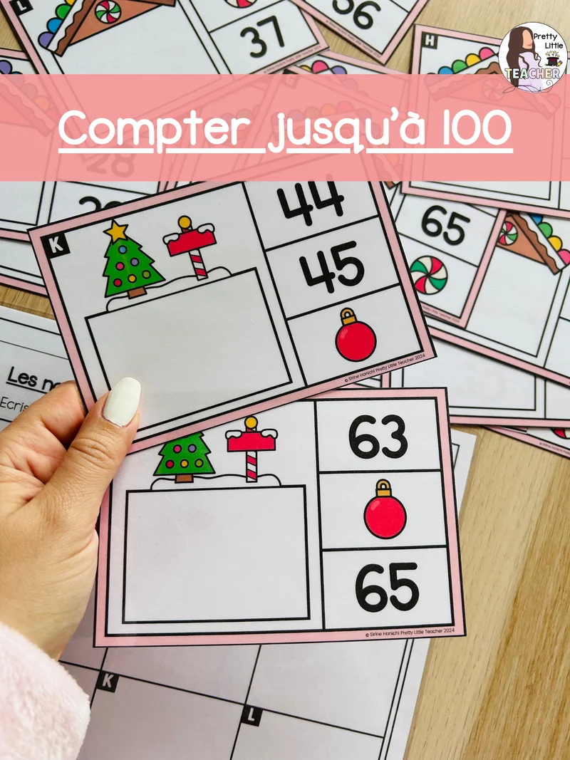Les nombres de 1 à 100 (3x)