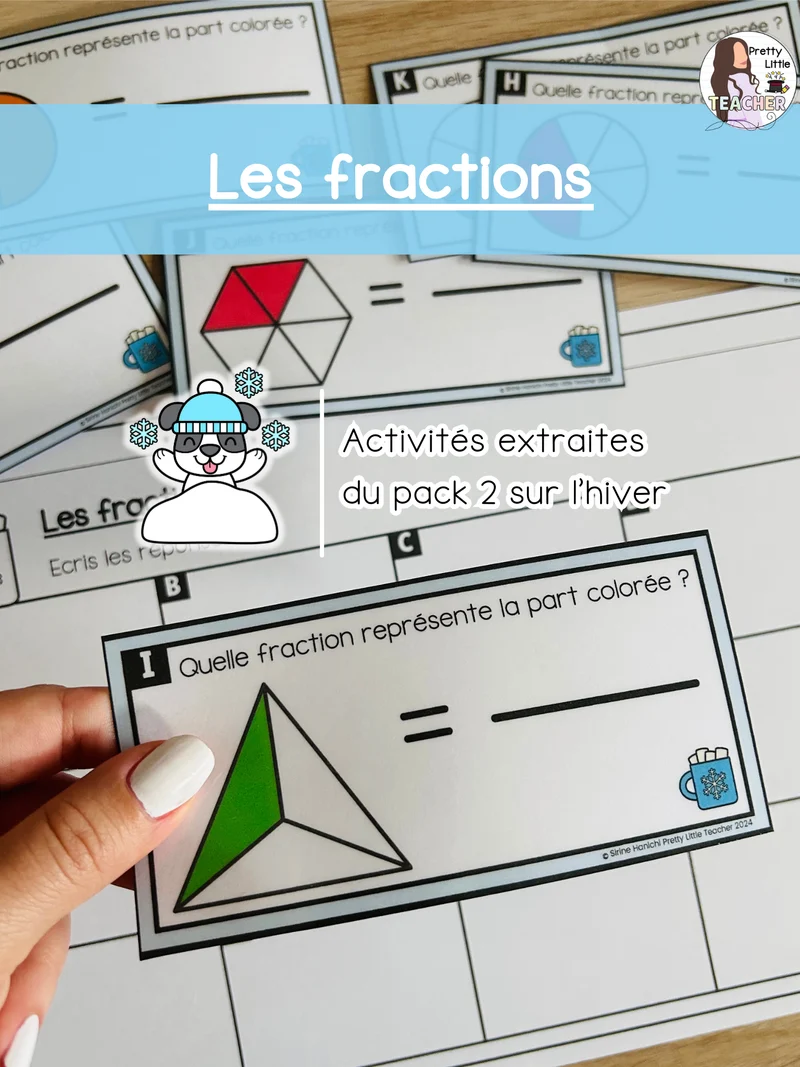 Les fractions (3x)