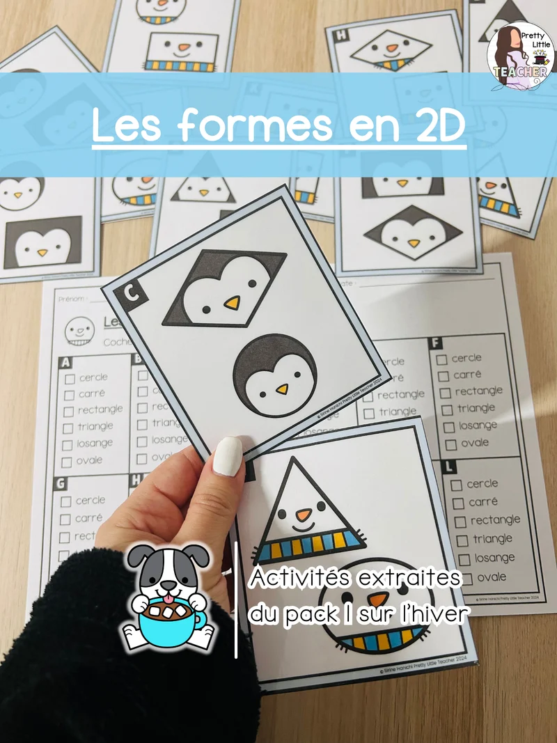 Les formes en 2D (3x)