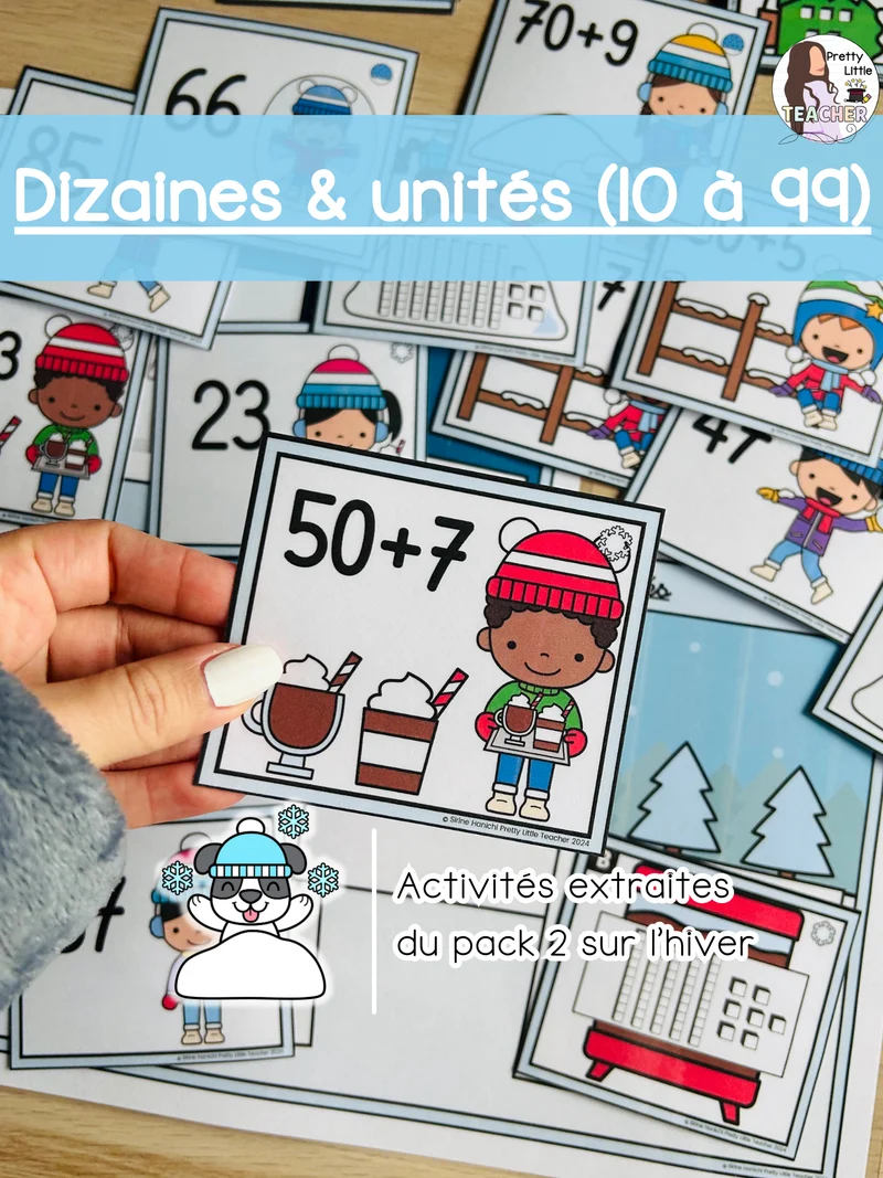 Les dizaines & unités (10 à 99) (3x)