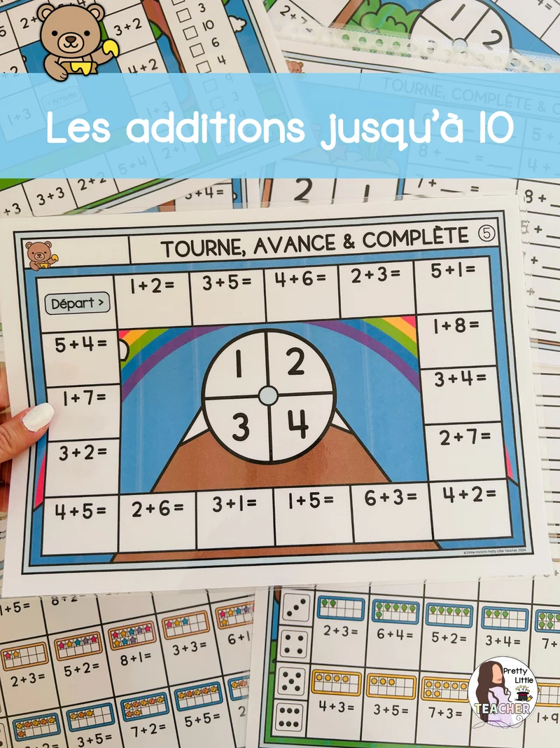 Les additions jusqu'à 10