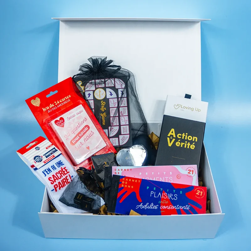 Box couple "Je t'aime d'amour"