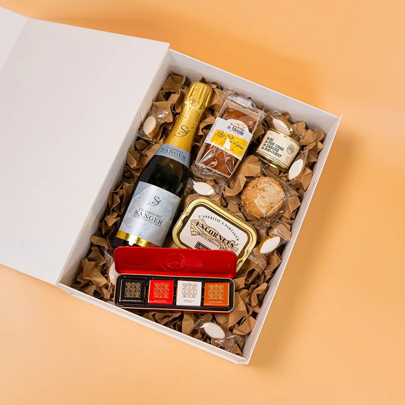 Coffret cadeau gourmand à composer soi-même en ligne