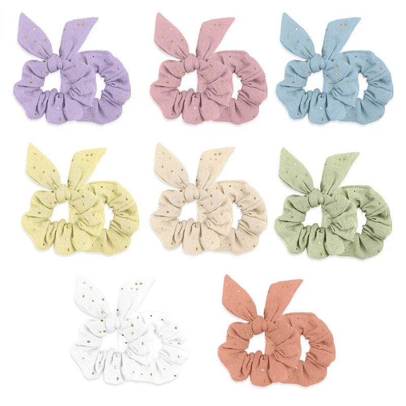 Chouchous en gaze de coton lot de 2