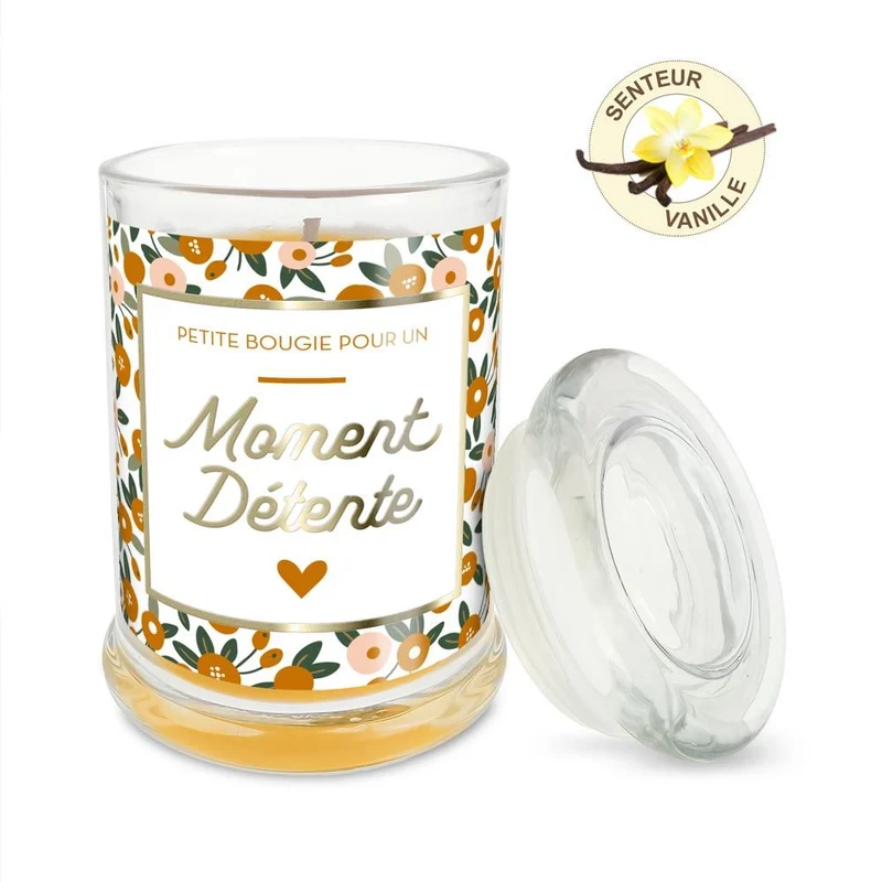 Bougie "Moment détente" senteur Vanille