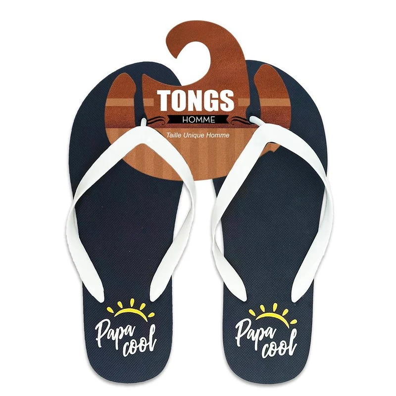 Tongs "Papa Cool" / Taille : 43-45