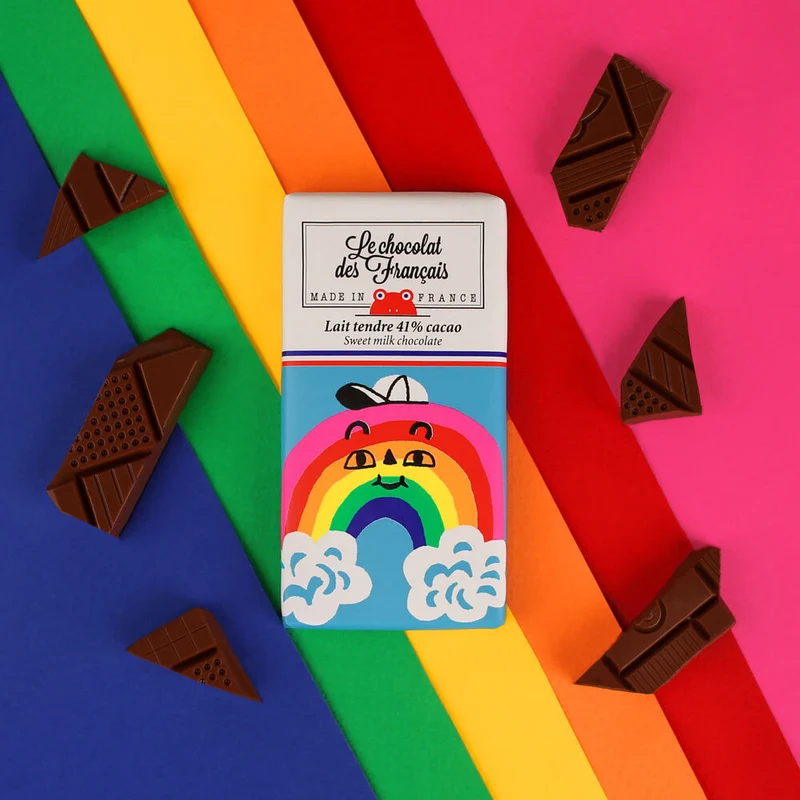 Mini tablette chocolat lait tendre - Le Chocolat des Français