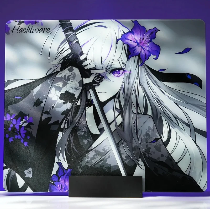 ARBITER STUDIO x HACHIWARE FlowerBlade V2 490x420x2mm Glass Mousepad