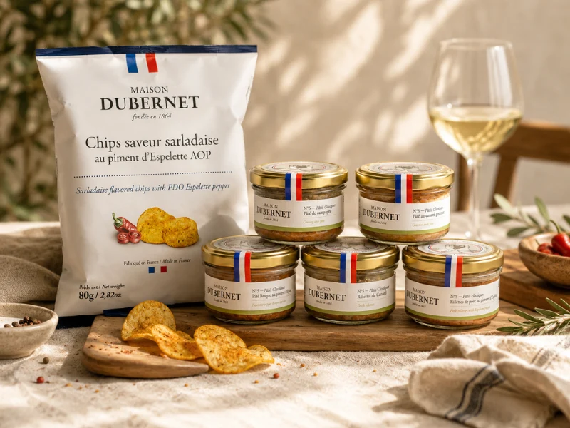 Pâtés et rillettes emblématiques de la Maison Dubernet