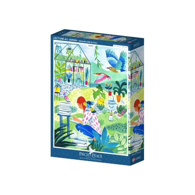 Puzzle Lecture au Jardin - 500 pièces