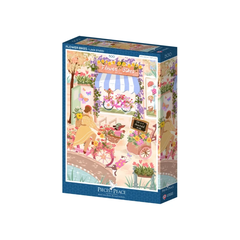 Puzzle Vélos Fleuris - 500 pièces