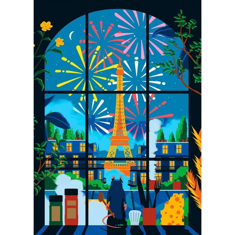 Puzzle Sous le Ciel de Paris - 500 pièces