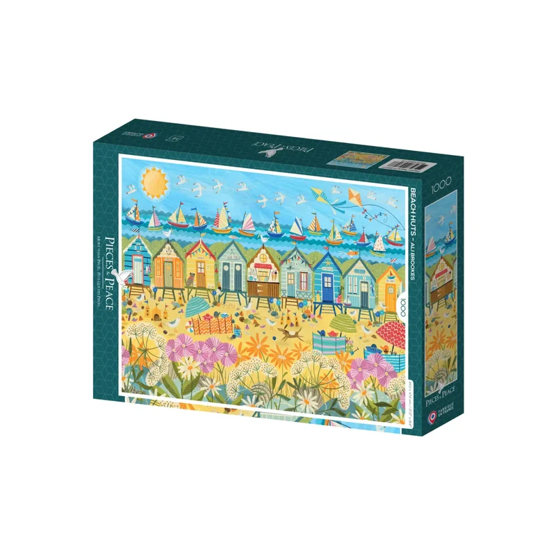 Puzzle Cabines de Plage - 1000 pièces