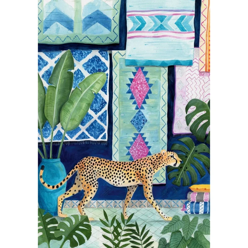 Puzzle Guépard au Maroc - 1000 pièces