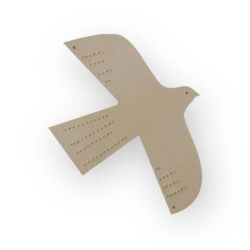 Oiseau décoratif | Beige M
