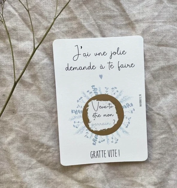 Carte à gratter | Parrain