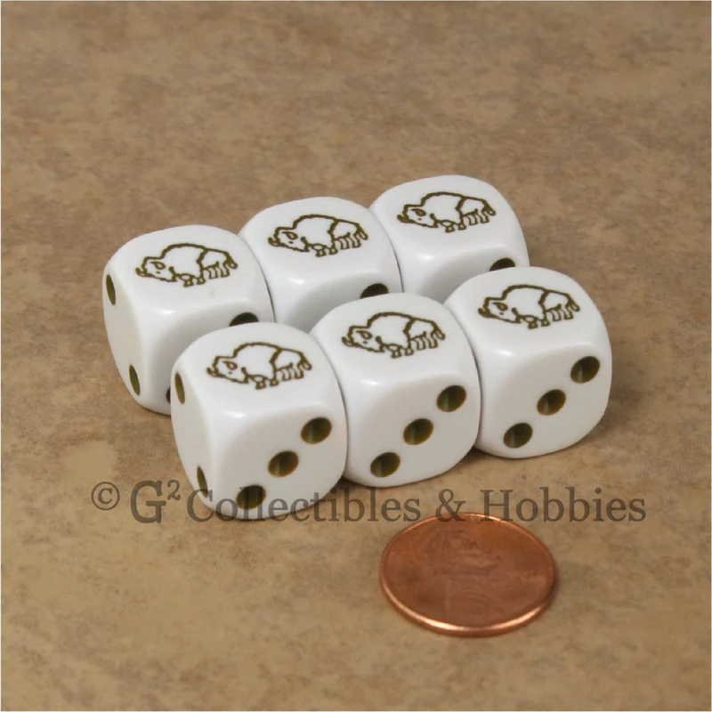 Bison 6pc Dice Set