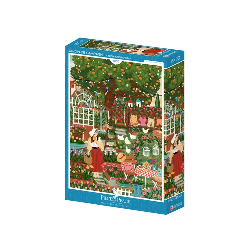 Puzzle Jardin de Campagne - 1500 pièces