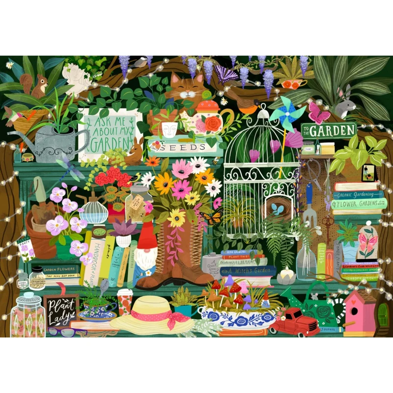 Puzzle La bibliothèque du jardinier - 1500 pièces