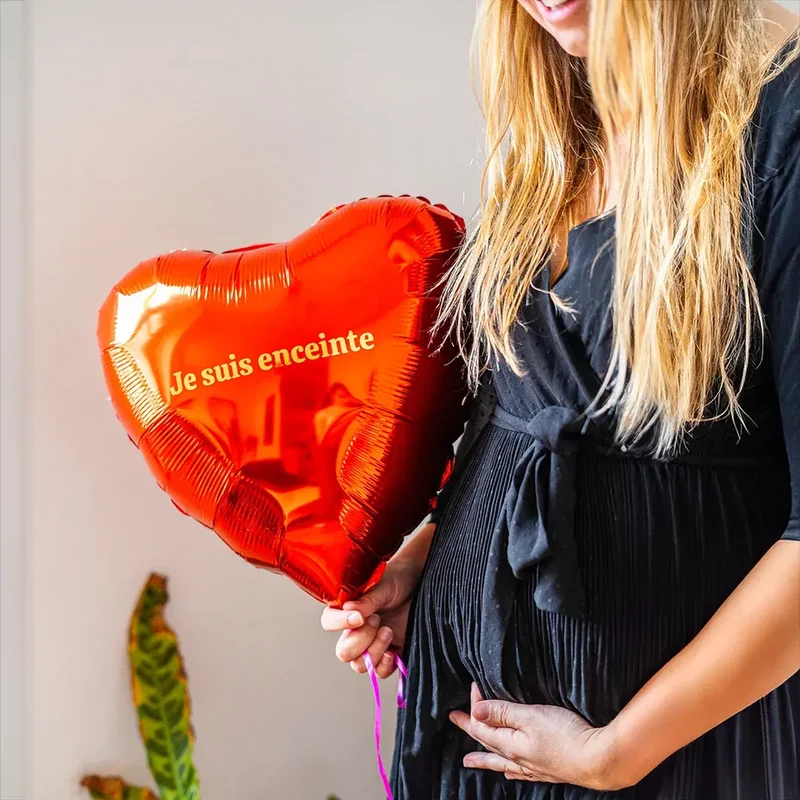 Annonce grossesse originale : surprenez vos proche avec un ballon hélium personnalisé !