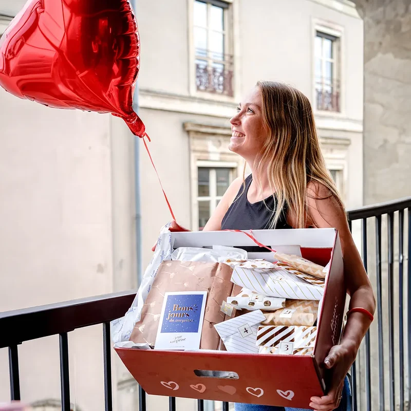 Calendrier de l'Avent femme enceinte personnalisé