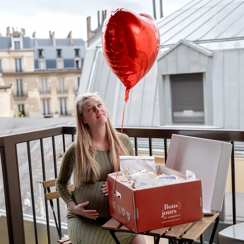 Calendrier de l'Avent femme enceinte personnalisé