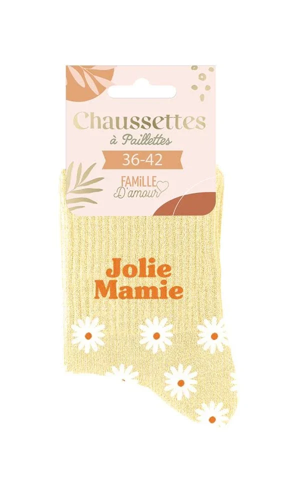 Chaussettes Mamie / Taille unique : 36-42