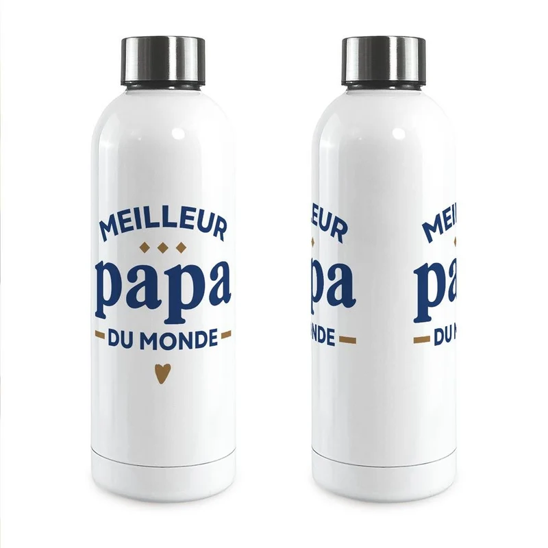 Gourde isotherme "Meilleur papa du monde"