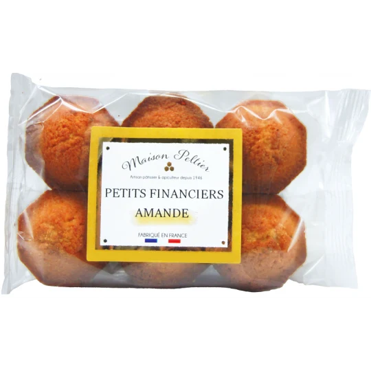 Sachet de 6 financiers aux amandes et miel