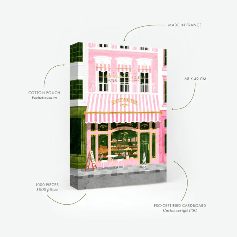 Puzzle Pink Bakery - 1000 pièces
