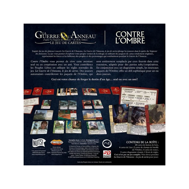 La Guerre de l'Anneau : Le Jeu de Cartes - Extension Contre l'Ombre