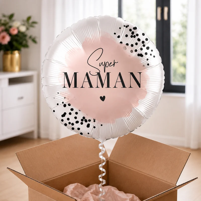 Ballon hélium "Super Maman"