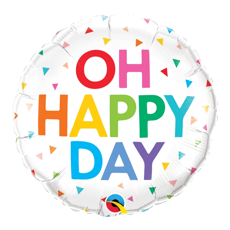 Ballon hélium "Oh happy day"