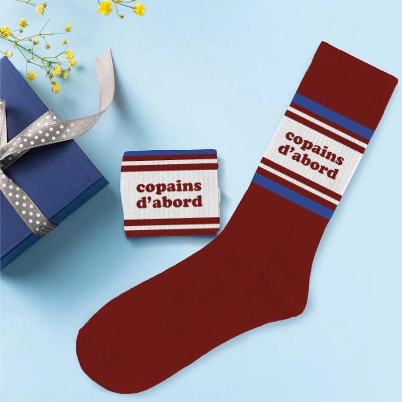 Chaussettes "Copains d'abord" / Taille unique : 39-45