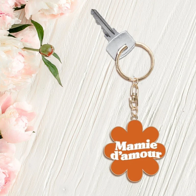 Porte-clés "Mamie d'amour"