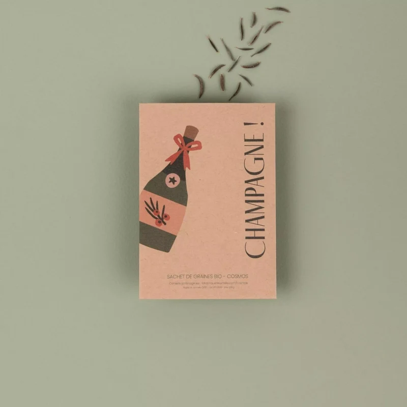 Champagne - Sachet de graines à planter