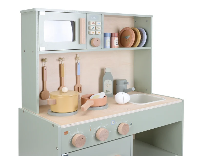 Cuisine en bois | Verte