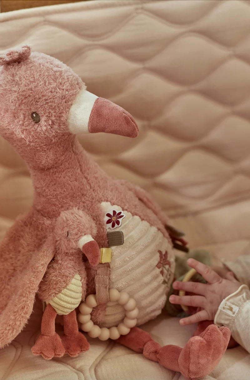 Peluche d'activités | Flamant rose