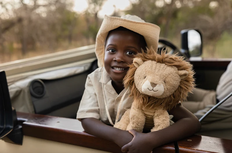 Peluche lion 25cm | Safari Friends