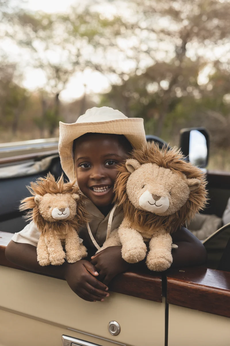 Peluche lion 25cm | Safari Friends
