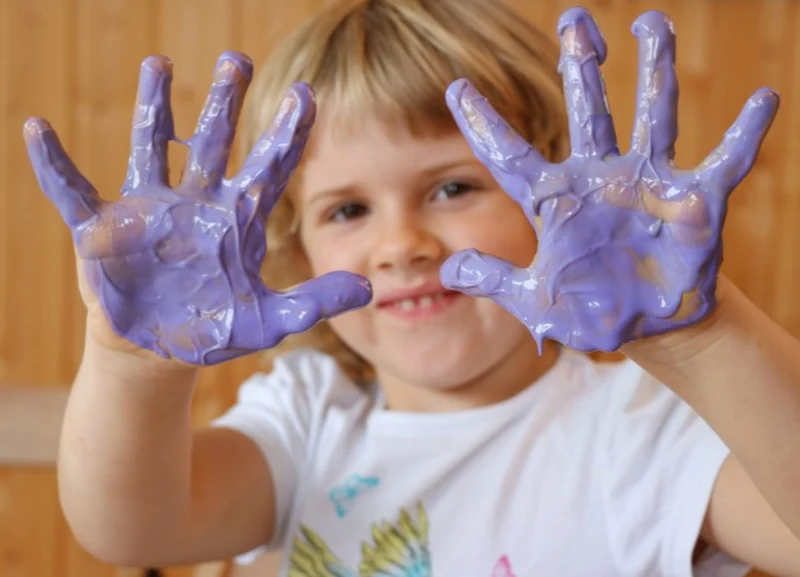 Peinture aux doigts | Couleurs pastels