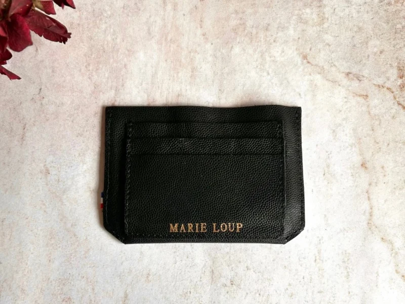 Porte-cartes en cuir